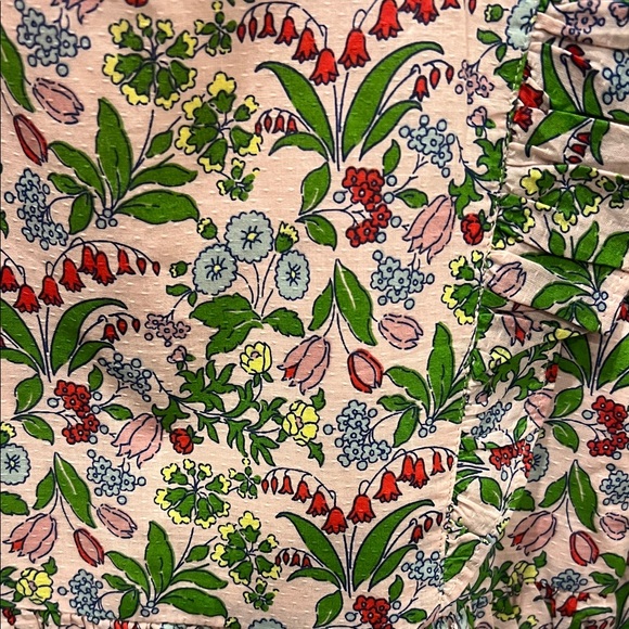 Mini Boden Multicolor Floral Kids Dress - Picture 2 of 6